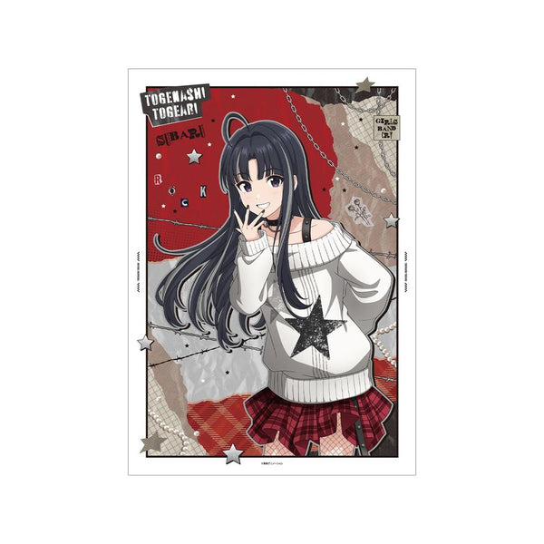 『ガールズバンドクライ』描き下ろし 安和 すばる パンクファッションver. A3マット加工ポスター