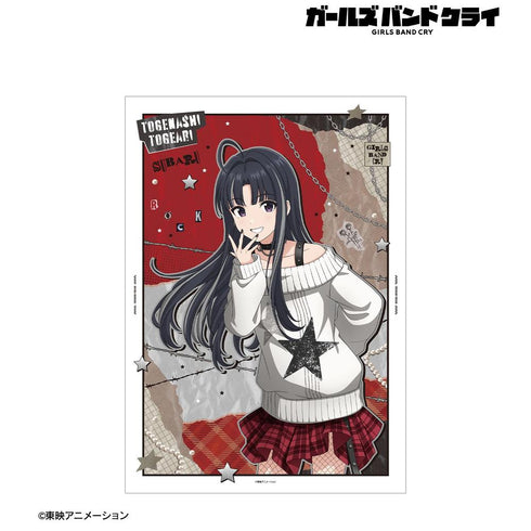 『ガールズバンドクライ』描き下ろし 安和 すばる パンクファッションver. A3マット加工ポスター