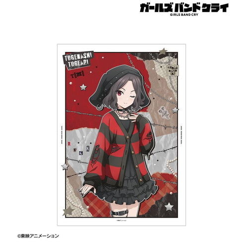 『ガールズバンドクライ』描き下ろし 海老塚 智 パンクファッションver. A3マット加工ポスター