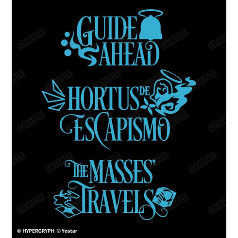 『アークナイツ』ラテラーノモチーフ BIGシルエットTシャツ ver.Bユニセックス