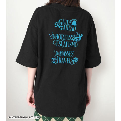 『アークナイツ』ラテラーノモチーフ BIGシルエットTシャツ ver.Bユニセックス