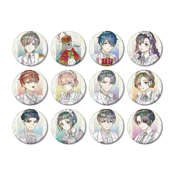 "MILGRAM" Original Illustration 6th Anniversary Ver. Trading Hologram Pin Badge (Sold by the box)