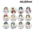 "MILGRAM" Original Illustration 6th Anniversary Ver. Trading Hologram Pin Badge (Sold by the box)
