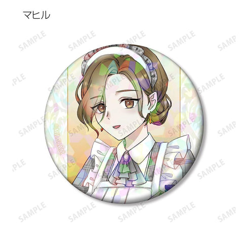 "MILGRAM" Original Illustration 6th Anniversary Ver. Trading Hologram Pin Badge (Sold by the box)