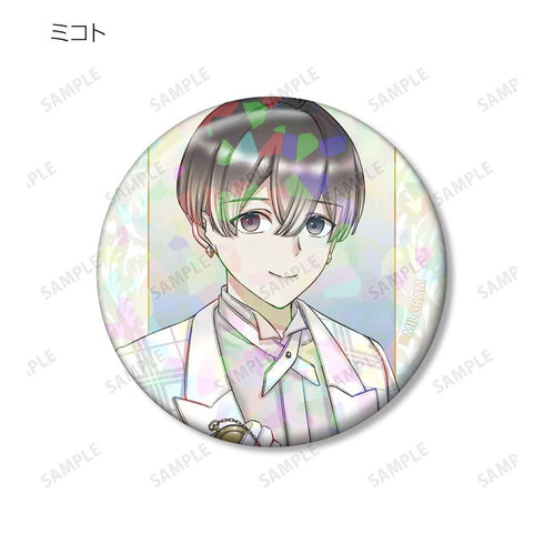 "MILGRAM" Original Illustration 6th Anniversary Ver. Trading Hologram Pin Badge (Sold by the box)