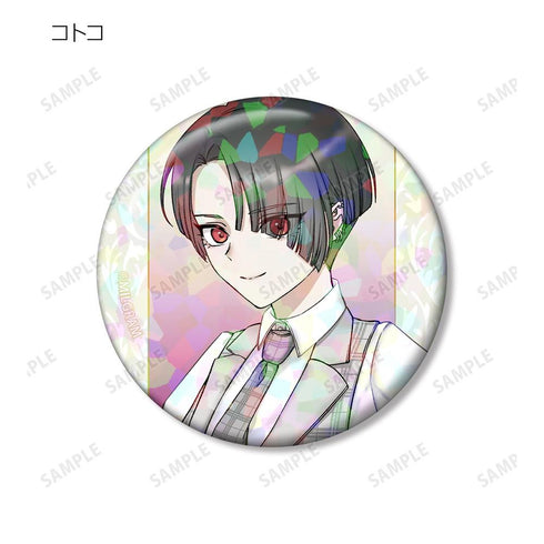 "MILGRAM" Original Illustration 6th Anniversary Ver. Trading Hologram Pin Badge (Sold by the box)