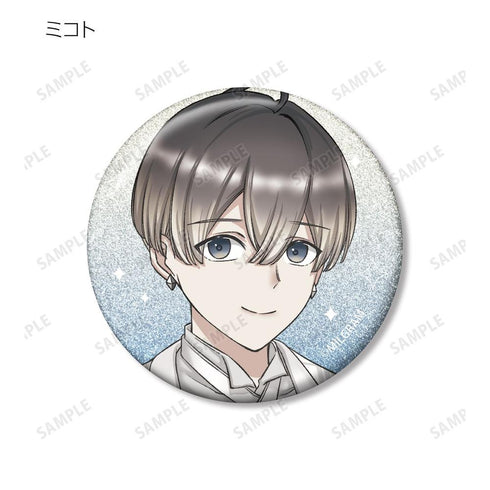 "MILGRAM" Original Art 6th Anniversary Ver. Trading Glitter Pin Badge (Sold by the box)