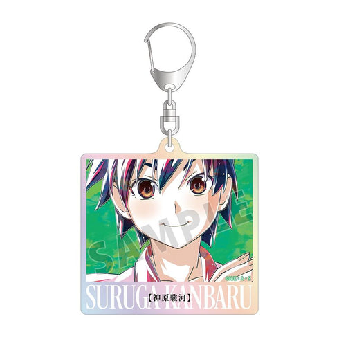 "Monogatari Series" Kanbara Suruga Ani-Art Aurora Acrylic Keychain