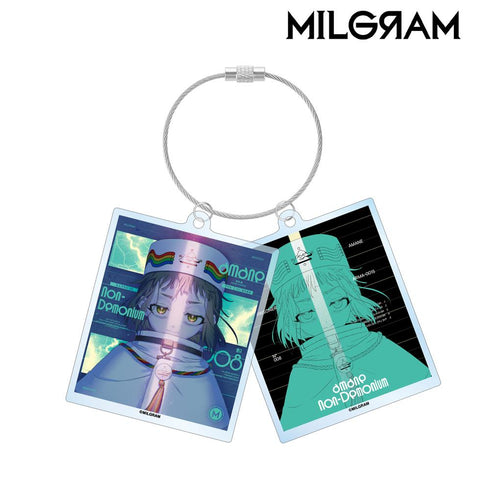 『MILGRAM -ミルグラム-』アマネ『なんでもにうむ』 ジャケットイラストver. 2連ワイヤーBIGアクリルキーホルダー