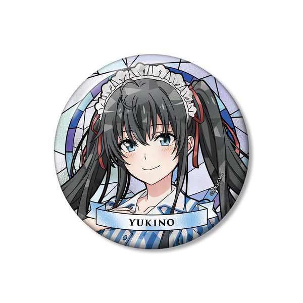 "My Teen Romantic Comedy SNAFU: The End" Original Illustration: Yukino Yukinoshita "American Diner" Ver. Aure Glass 100mm Pin Badge