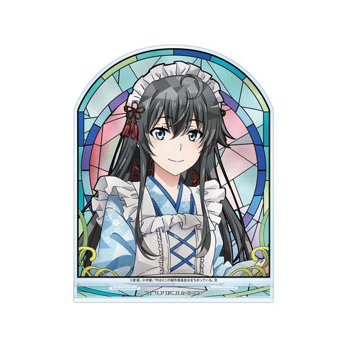 『やはり俺の青春ラブコメはまちがっている。完』描き下ろし 雪ノ下雪乃 和風メイド服ver. Aure Glass BIGアクリルスタンド