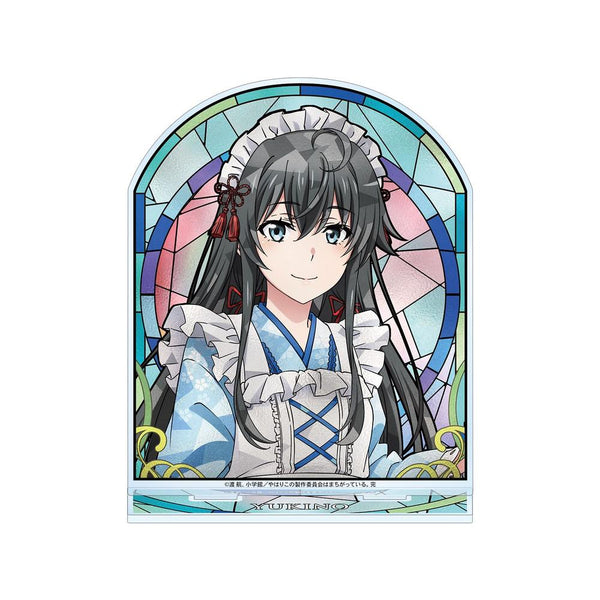 "My Teen Romantic Comedy SNAFU: The End" Original Illustration: Yukino Yukinoshita in Japanese-Style Maid Outfit Ver. Aure Glass BIG Acrylic Stand