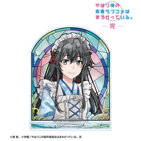 『やはり俺の青春ラブコメはまちがっている。完』描き下ろし 雪ノ下雪乃 和風メイド服ver. Aure Glass BIGアクリルスタンド
