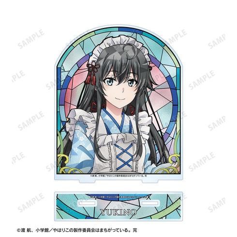『やはり俺の青春ラブコメはまちがっている。完』描き下ろし 雪ノ下雪乃 和風メイド服ver. Aure Glass BIGアクリルスタンド