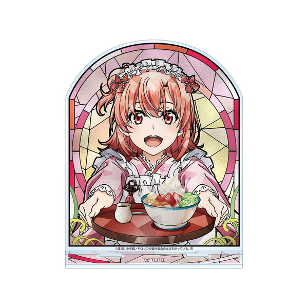 "My Teen Romantic Comedy SNAFU: The End" Original Illustration: Yui Yuigahama in Japanese-Style Maid Outfit Ver. Aure Glass BIG Acrylic Stand