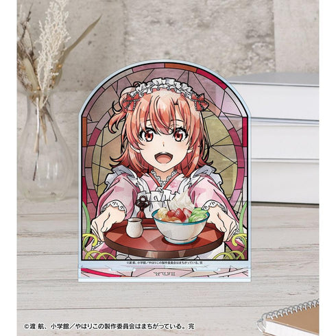 『やはり俺の青春ラブコメはまちがっている。完』描き下ろし 由比ヶ浜結衣 和風メイド服ver. Aure Glass BIGアクリルスタンド