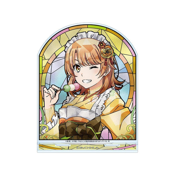 『やはり俺の青春ラブコメはまちがっている。完』描き下ろし 一色いろは 和風メイド服ver. Aure Glass BIGアクリルスタンド