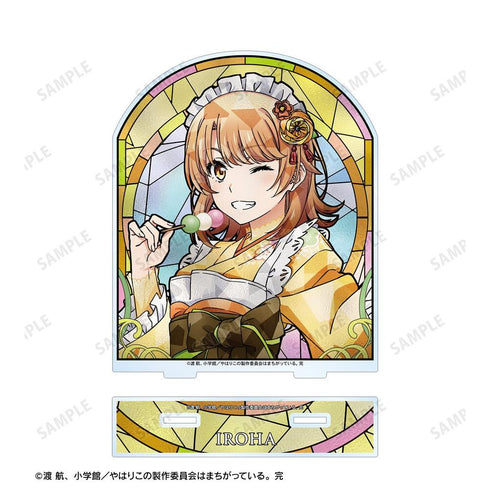 『やはり俺の青春ラブコメはまちがっている。完』描き下ろし 一色いろは 和風メイド服ver. Aure Glass BIGアクリルスタンド