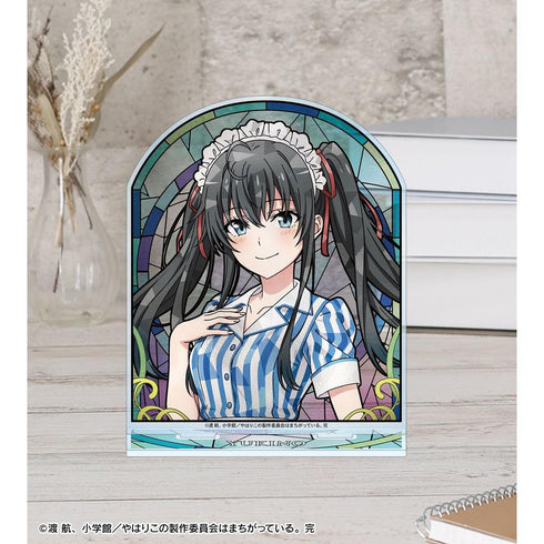 『やはり俺の青春ラブコメはまちがっている。完』描き下ろし 雪ノ下雪乃 アメリカンダイナーver. Aure Glass BIGアクリルスタンド