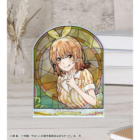 『やはり俺の青春ラブコメはまちがっている。完』描き下ろし 一色いろは アメリカンダイナーver. Aure Glass BIGアクリルスタンド