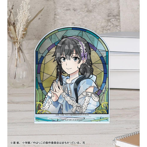 『やはり俺の青春ラブコメはまちがっている。完』描き下ろし 雪ノ下雪乃 かわいい私服ver. Aure Glass BIGアクリルスタンド