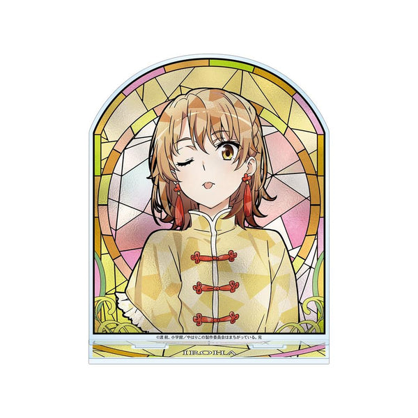 『やはり俺の青春ラブコメはまちがっている。完』描き下ろし 一色いろは かわいい私服ver. Aure Glass BIGアクリルスタンド