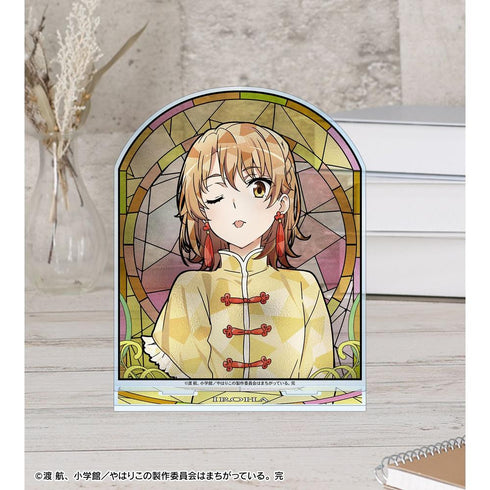 『やはり俺の青春ラブコメはまちがっている。完』描き下ろし 一色いろは かわいい私服ver. Aure Glass BIGアクリルスタンド