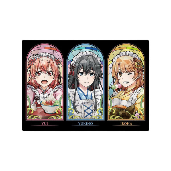 "My Youth Romantic Comedy Is Wrong, As I Expected: The Complete Edition" Original Illustration: Group Shot (Japanese-Style Maid Outfit Ver.) Aure Glass A6 Metal Art Panel