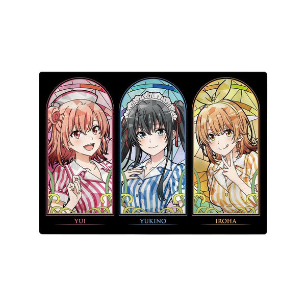 "My Teen Romantic Comedy SNAFU: The Complete Edition" Original Illustration: Group Shot (American Diner Ver.) Aure Glass A6 Metal Art Panel