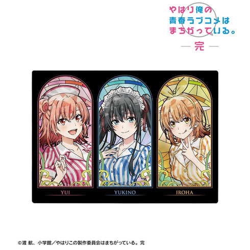 『やはり俺の青春ラブコメはまちがっている。完』描き下ろし 集合 アメリカンダイナーver. Aure Glass A6メタルアートパネル