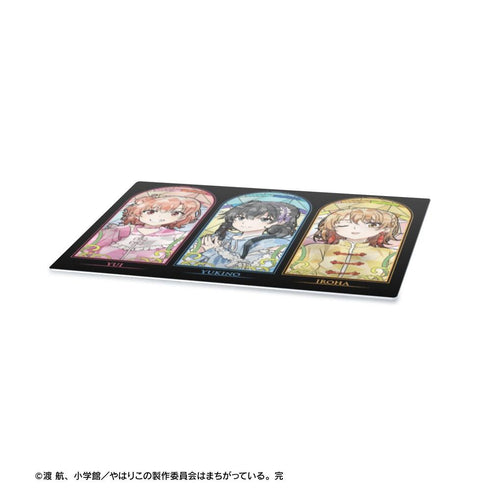 『やはり俺の青春ラブコメはまちがっている。完』描き下ろし 集合 かわいい私服ver. Aure Glass A6メタルアートパネル