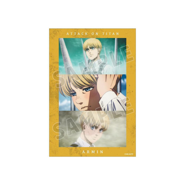 『進撃の巨人』アルミン 場面写クリアカード