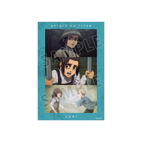 "Attack on Titan" Gabi Scene Clear Card