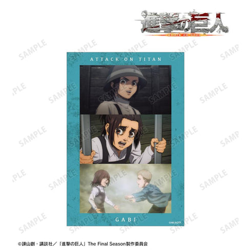 "Attack on Titan" Gabi Scene Clear Card