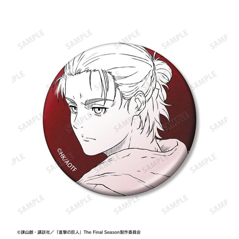 『進撃の巨人』エレン&ミカサ&アルミン メタリック缶バッジ3個セット【202608再販】