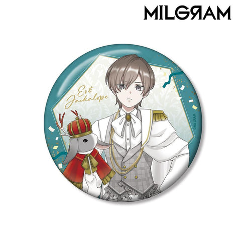 《MILGRAM -米尔格拉姆-》全新绘制 Es & Jackalope 6周年纪念版 100mm徽章