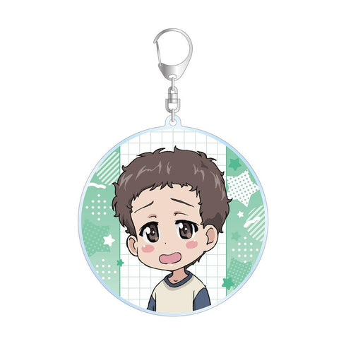 "Girls und Panzer: More Love-Love Operation!" Yukari Akiyama (10 Years Ago) BIG Acrylic Keychain