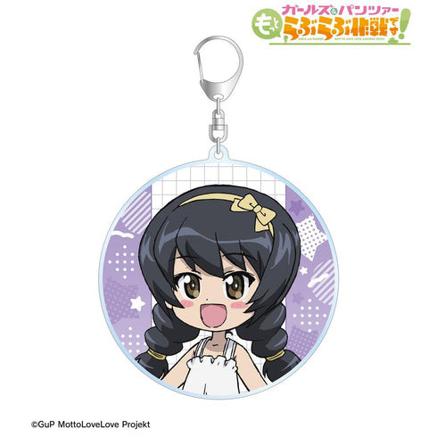 《少女與戰車 更加甜蜜的作戰!》冷泉麻子(10年前)BIG壓克力鑰匙圈