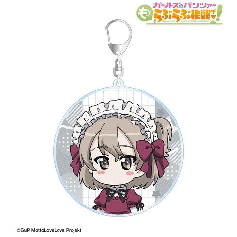 《少女與戰車 更加甜蜜的作戰!》島田愛里壽(10年前)BIG壓克力鑰匙圈