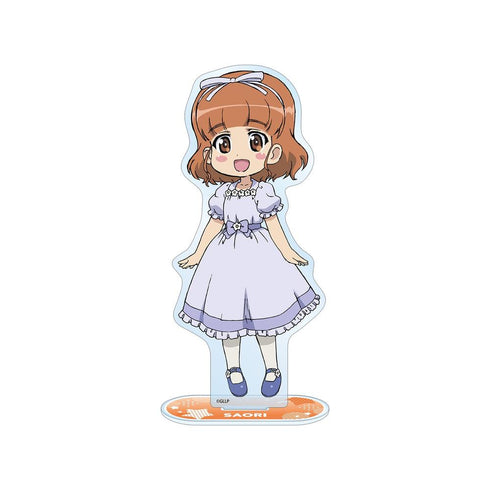 "Girls und Panzer: More Love-Love Operation!" Saori Takebe (10 Years Ago) BIG Acrylic Stand
