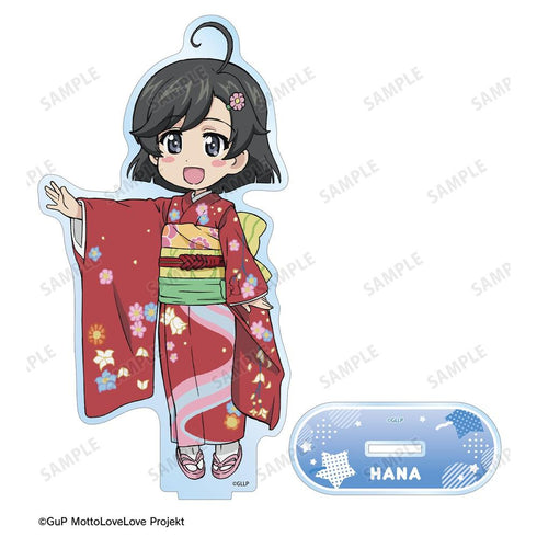 "Girls und Panzer: More Love-Love Operation!" Hana Isuzu (10 Years Ago) BIG Acrylic Stand
