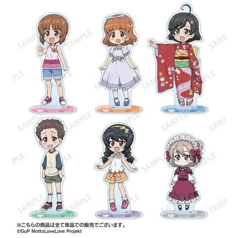 "Girls und Panzer: More Love-Love Operation!" Yukari Akiyama (10 Years Ago) BIG Acrylic Stand