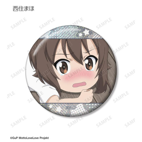 "Girls & Panzer: More Love-Love Operation!" Trading Hologram Pin Badges (Sold by the box)