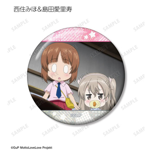 "Girls & Panzer: More Love-Love Operation!" Trading Hologram Pin Badges (Sold by the box)