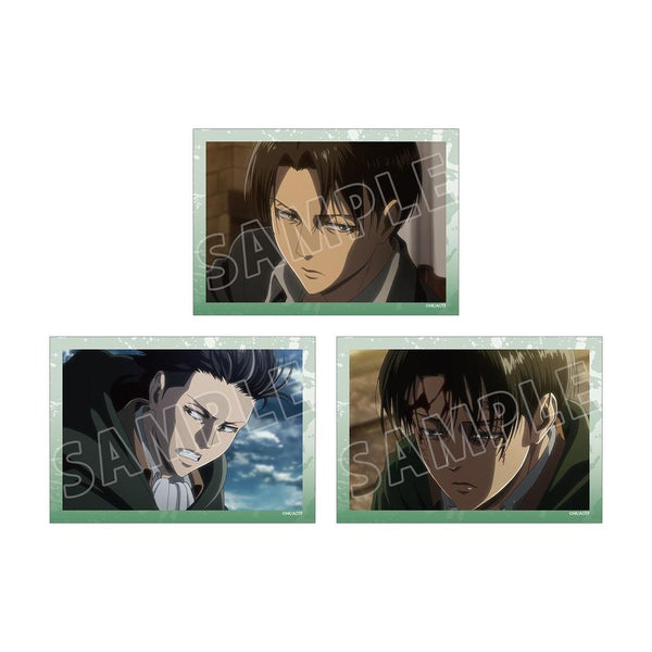 『進撃の巨人』リヴァイ 場面写ブロマイド3枚セット vol.3