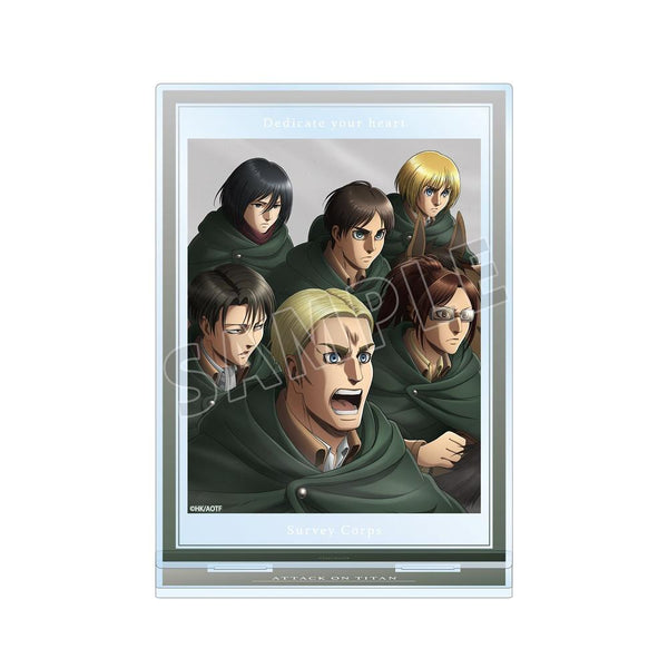『進撃の巨人』集合 雑誌イラスト BIGアクリルスタンド ver.B