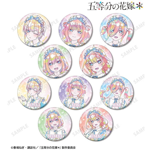 《五等分的新娘*》全新绘制 星空女仆版 收藏卡 Ani-Art KAWAII label 徽章(单位/盒)