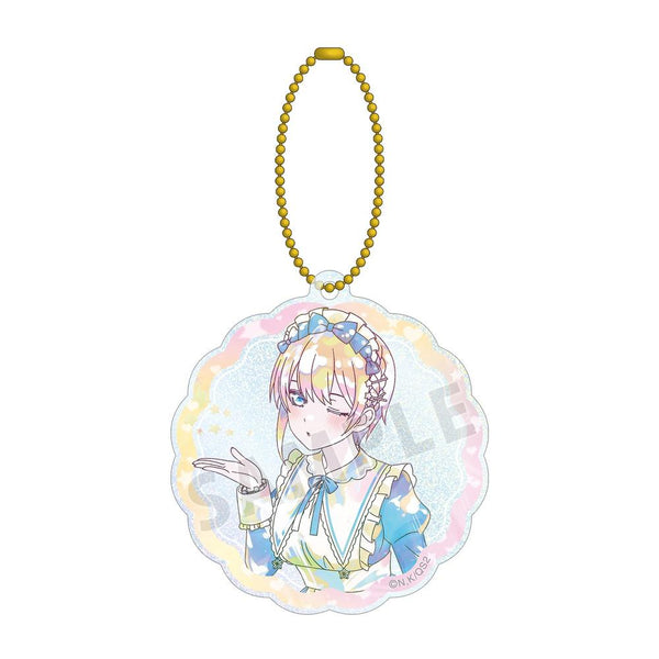 《五等分的新娘*》全新繪製 中野一花 星空女僕版 Ani-Art KAWAII label 亮片壓克力鑰匙圈