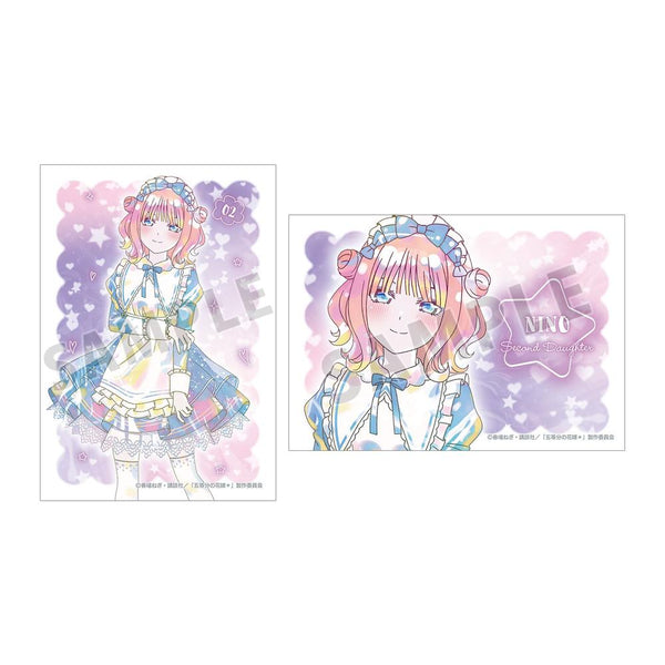 『五等分の花嫁*』描き下ろし 中野二乃 星空メイドver. Ani-Art KAWAII label ブロマイド2枚セット