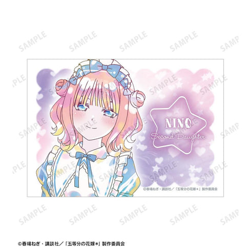 『五等分の花嫁*』描き下ろし 中野二乃 星空メイドver. Ani-Art KAWAII label ブロマイド2枚セット